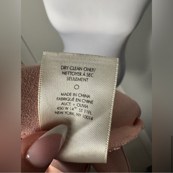 Alice + Olivia Harmon Drapey Silk Tank - Picture 9 of 10